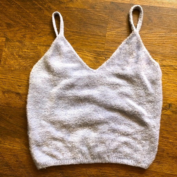 Baby Blue Soft Crop Top - Picture 1 of 3